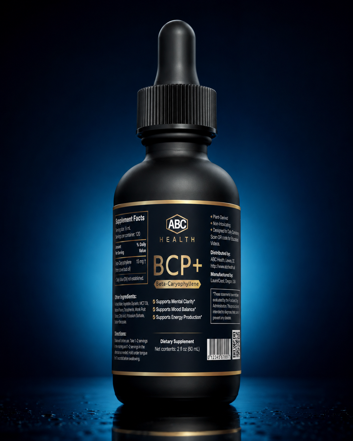 BCPlus Drops Beta-caryophyllene - Custom Liposomal Blend (60ml/2fl. oz)