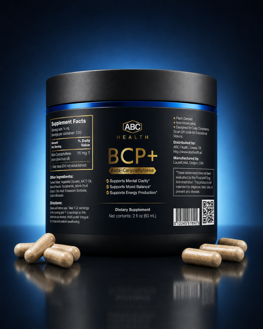 BCPlus Capsules - 900mg of BCP - Custom Immunity Blend (60 capsules)